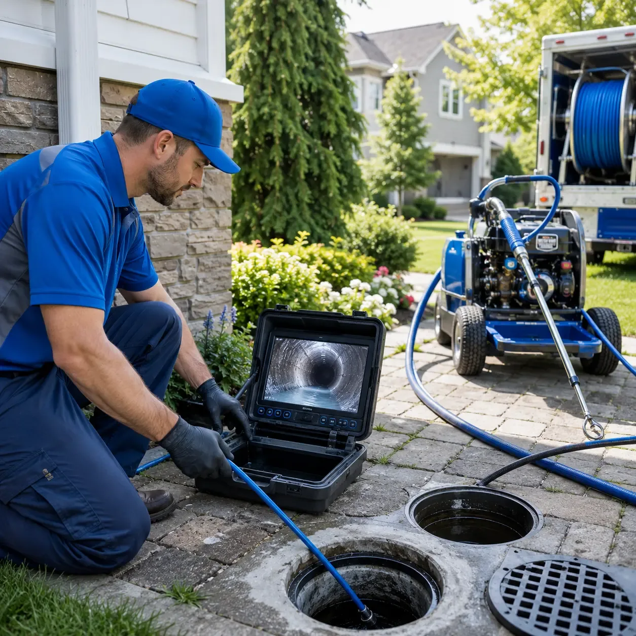 Outdoor drain cleaning professionals serving Bloxom, VA